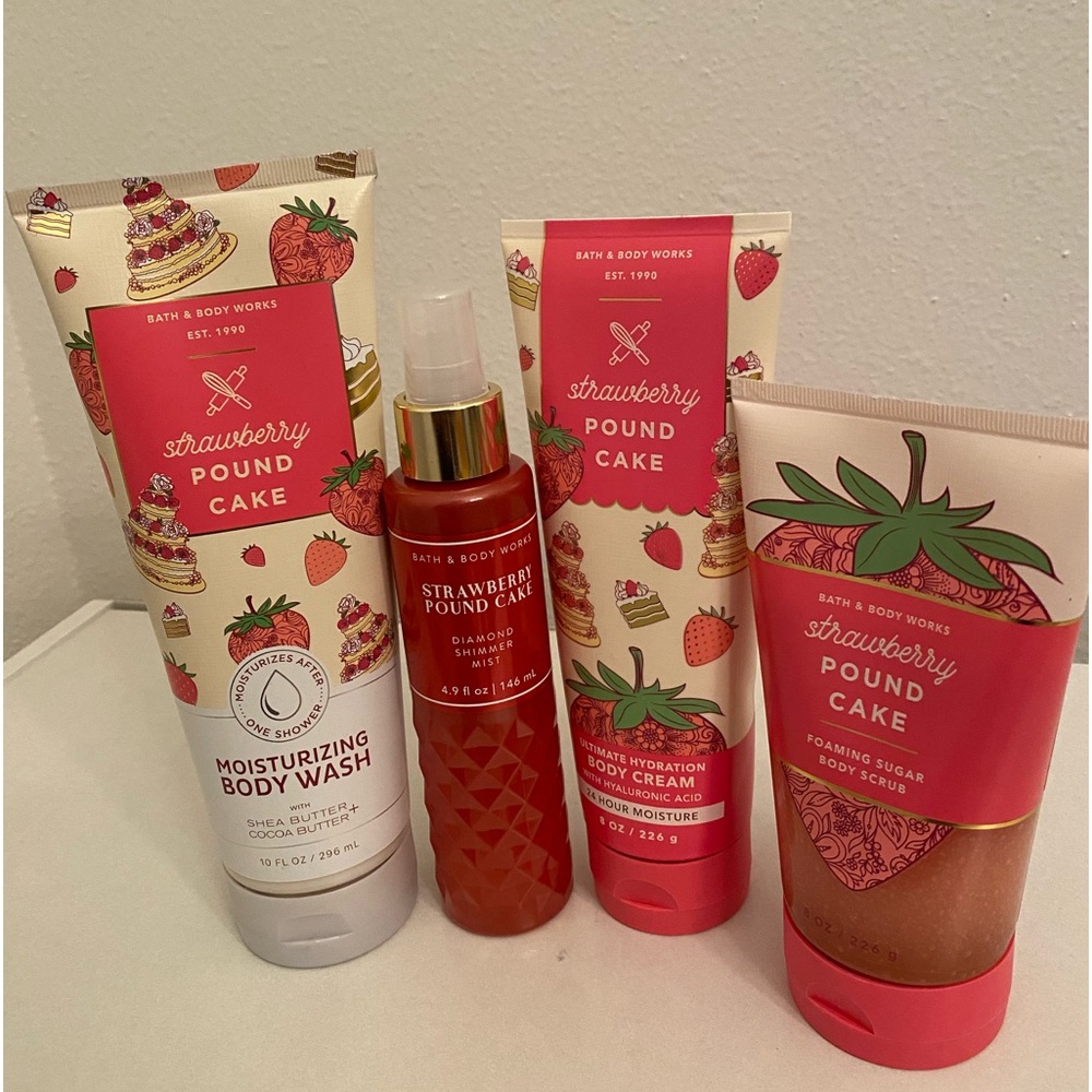 Bath & Body Works Strawberry Pound Cake